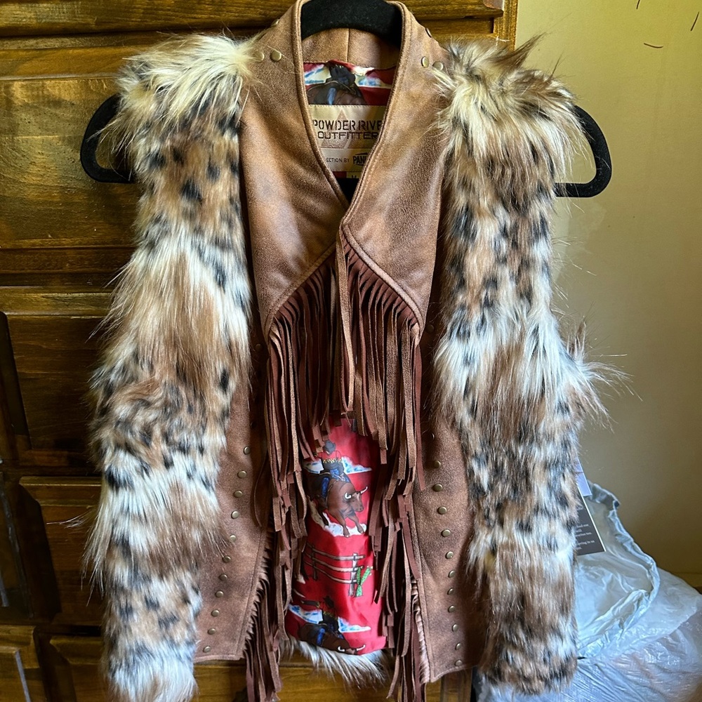 Panhandle Faux Fur Vest